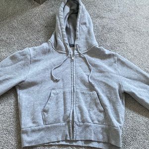 Brandy Melville cropped zip up